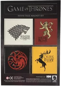 Game of Thrones - House Sigil Magnet Set New - Picture 1 of 1