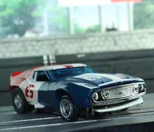 Aurora AFX Javelin Trans AM (#1906) & 70's Magnatraction chassis +nw/Rears! - Picture 1 of 10