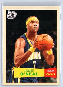 2007 Topps #7 Jermaine O'Neal 1957-58 Variations Excellent