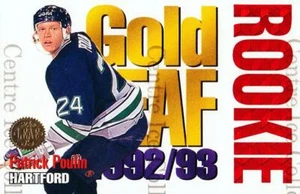 1993-94 Leaf Gold Leaf Rookies #10 Patrick Poulin - Picture 1 of 1