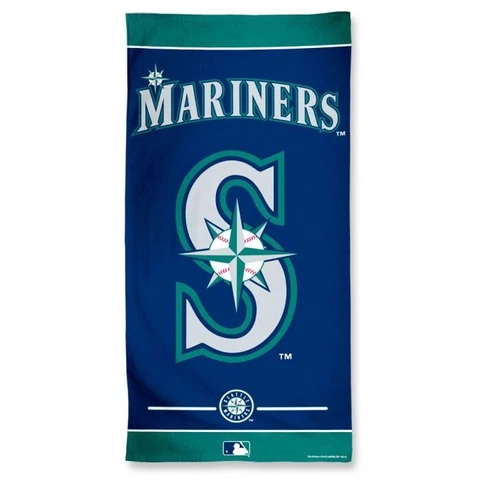Seattle Mariners MLB 30" x 60" Beach Towel Wincraft Cover