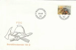 Aland Scott 26 FDC - Bomberos Voluntarios, 100 Aniversario - Imagen 1 de 1