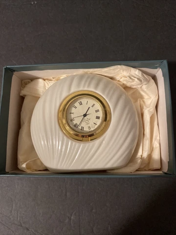 Vintage 1991 Lenox China Mirage Clock Mantel Desk Clock Cover