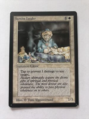Samite Healer X (1) Beta MTG - BGS Graded Mint - 9.5/9/9/9 - 4RCards - Image 1 of 2