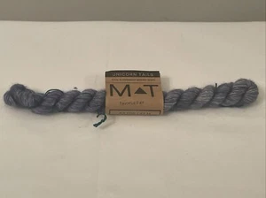 Madelinetosh Hand Dyed Yarn Skein Unicorn Tail 100% SW Merino Wool gray - Picture 1 of 8