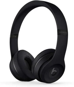 Auriculares inalámbricos Apple Beats Solo 3 - Negros - Chip Apple W1 - Bluetooth - Imagen 1 de 12