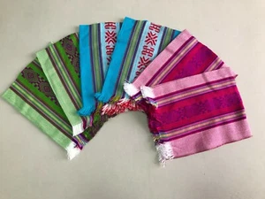 90 PIECE SET MEXICAN XLARGE NAPKINS , TABLE PLACE MAT , 25" X 18" ,MIX COLORS - Picture 1 of 2