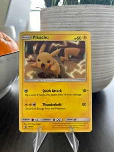 Pokemon Shining Legends Promo: Pikachu SM227 Holo - LP - Picture 1 of 2