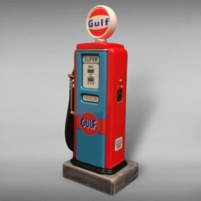 TSM 1/18 scale True Scale Miniatures TSM14AC13 Retro Fuel Pump Gulf Type II - Image 1 of 2