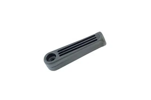 15 x Black Small Rigid Plastic File Handles 80mm Length Rectangular Core M9218 - Picture 1 of 1
