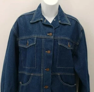 Chaqueta de Jean Clásica Talbots para Mujer Talla XS Azul Denim 100 % Algodón Bolsillos L/S Usada en Excelente Condición - Imagen 1 de 6
