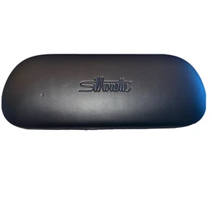 SILHOUETTE Sunglasses Glasses Hard Case Clamshell Case Grey Italy - Picture 1 of 3