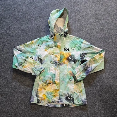 Helly Hansen куртка женщин маленький зеленый дождя пальто Loke океан желе рыбы капюшон молнии - Изображение 1 из 4