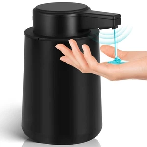 Automatic Soap Dispenser Liquid Touchless: 9oz Plastic Black 3-Level Adjustab... - Picture 1 of 7