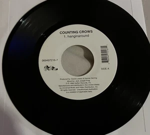 COUNTING CROWS - Hanginaround / Long December 1999 DGC Rock Vinyl 45 7” - Picture 1 of 2