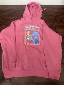 Sudadera con capucha Sailor Moon Crystal para mujer Tie Dye gráfico rosa - Imagen 1 de 3
