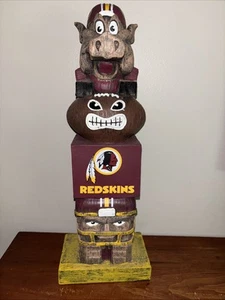 NFL Washington Redskins Tiki Totempfahl Football Maskottchen - Bild 1 von 8