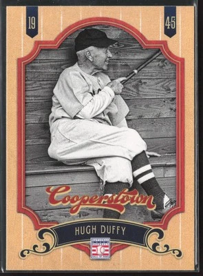 Panini Cooperstown Hugh Duffy #27 2012 Boston Red Sox jardinero de la corte Foto 1 de 2