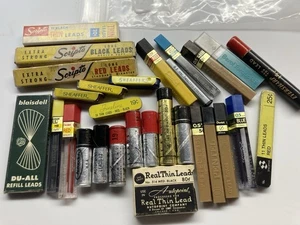 Vintage Konvolut verschiedene Druckbleistift Minen alte Schachteln - Bild 1 von 3