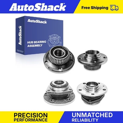 Front Rear Wheel Hub Bearing Assemblies for 2007-2009 Volkswagen Golf City Foto 1 de 2