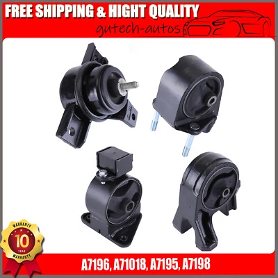 For 2010-2012 Hyundai Santa Fe 2.4L 3.5L FWD 4PCS Engine Motor & Trans Mount  - Image 1 of 4