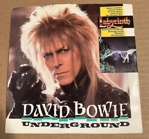 David Bowie - Underground SELTENE Promo 7" Vinyl Single '86 - Bild 1 von 3