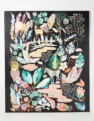 Anthropologie Salmon Run Mural Mir Michelle Morin  Whimsical Animals 67 sf - Image 1 of 4