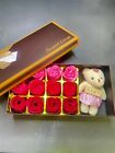 Roses Themed Gift Box + Mini Teddy Bear