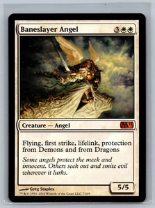 Magic The Gathering Magic 2011 Baneslayer Angel #7/249 MTG TCG CCG M11 - Picture 1 of 2