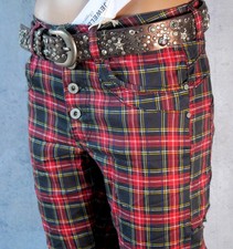 Rot Karierte Hose in Damenhosen günstig kaufen | eBay