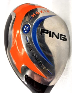 Junior Ping Moxie Y Flex mazza da golf in grafite albero 30* ibrida 17,4 inox RH - Foto 1 di 6