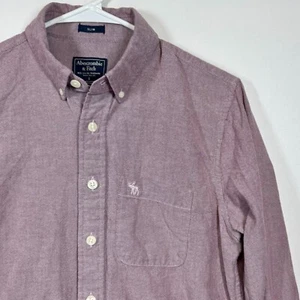 Camicia Abercrombie & Fitch con bottoni slim fit casual elegante taglia small - Foto 1 di 8