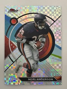 Neal Anderson 2023 Topps Composite Finest X-Fractor #160 Chicago Bears - Picture 1 of 2