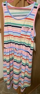 SO Girls Dress The Waist Pocket Tank Dress Size XXL 16 NWT Multicolor Kohls - Picture 1 of 6