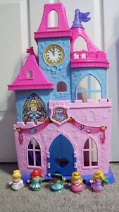 Fisher Price Little People Disney Princess Magical Wand Palace & 5 Little People
