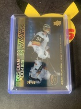 2021-22 UPPER DECK SPx UD BLACK OBSIDIAN ROOKIE OR-29 LOGAN THOMPSON /99