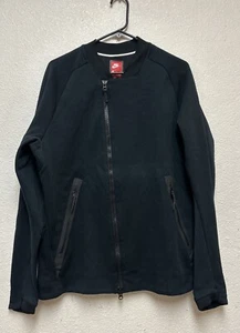 Nike (832114-010) Tech Fleece Asymmetrical Full-Zip Essential Jacket Sz L - Picture 1 of 8