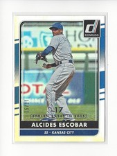 2016 Donruss Stat Line Season #78 Alcides Escobar Royals 15/17 