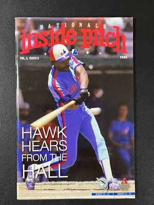 Aug 2010 Nationals Inside Pitch Bryce "Hawk Hears From the Hall" Issue Magazine - Image 1 of 3