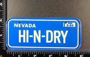 1984 Post Cereal NEVADA Miniature License Plate (m84p0083) - Picture 1 of 2