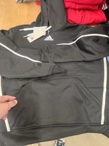 Adidas Women's Team Black Hoodie Hoody size 2xl. Sku IS1088. - Picture 1 of 7