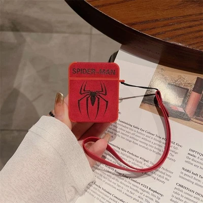 Funda blanda para auriculares con cordón para Apple Airpods 4 1 2 3 Pro Spiderman Foto 1 de 4
