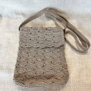 Frankie & Johnnie Beige Crossbody Purse - Picture 1 of 9