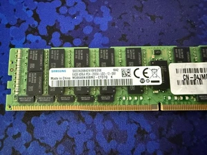 Samsung 64GB 4DRx4 PC4-2666V-LD2 M386A8K40BM2-CTD LRDIMM RAM für Server - Afbeelding 1 van 3