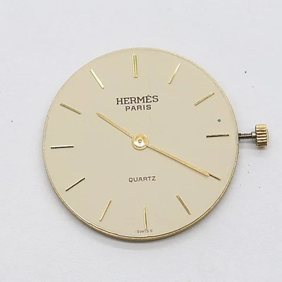 Relógio de pulso masculino Hermes movimento genuíno mostrador marfim feminino peças para peças - Imagem 1 de 2