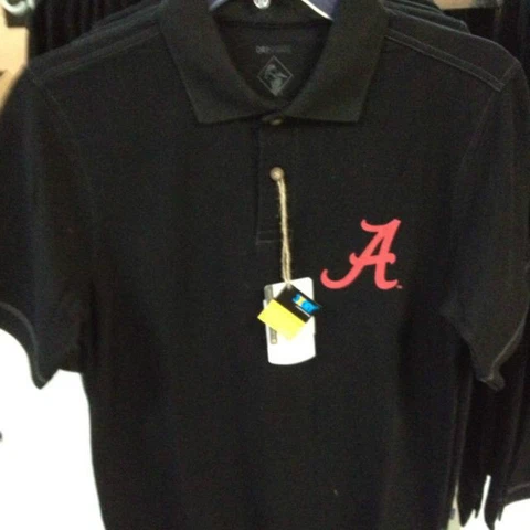 Alabama Crimson Tide Dri-Duck Polo Shirt Black Red "A" Mens Pick Size NWT Cover