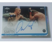 Anthony Smith 2019 Topps UFC Chrome 1st Rookie Auto #FA-AS signed silver 