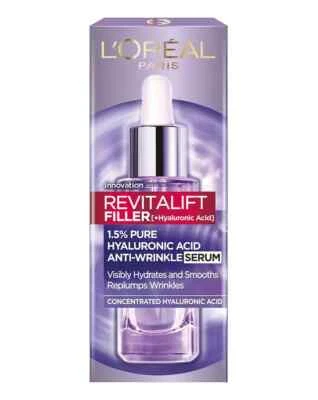 L'Oreal  Revitalift FILLER 1.5% Pure Hyaluronic Acid ANTI-WRINKLE Serum 30 ml - Image 1 of 4