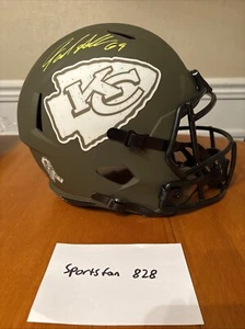 Jared Allen Signed Kansas City Chiefs Salute To Service Full Size Replica Helmet - Picture 1 of 7