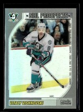 2000 O-Pee-Chee Chrome OPC Refractor #204 Vitaly Vishnevski Mighty Ducks RC